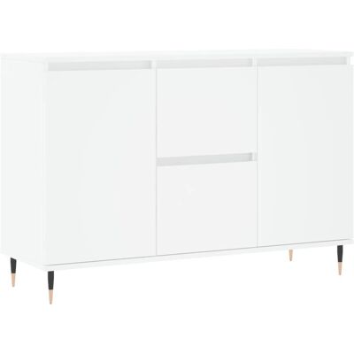 vidaXL White 104x35x70 cm Engineered Wood Sideboard - Sideboard vidaXL White 104x35x70 cm Engineered Wood Sideboard - Sideboard