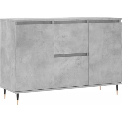 vidaXL 827200 Aparador Gris Hormigón - Aparador vidaXL 827200 Aparador Gris Hormigón - Aparador