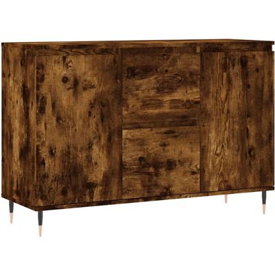 vidaXL Räuchereiche Sideboard 104x35x70 cm - Wohnzimmer Stauraum vidaXL Räuchereiche Sideboard 104x35x70 cm - Wohnzimmer Stauraum