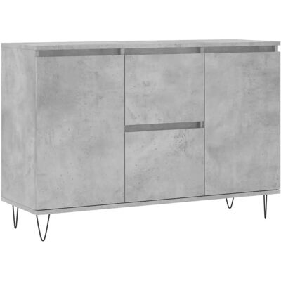 vidaXL 827208 Buffet en Bois Ingénierie Gris - Buffet - Publicité vidaXL 827208 Buffet en Bois Ingénierie Gris - Buffet - Publicité