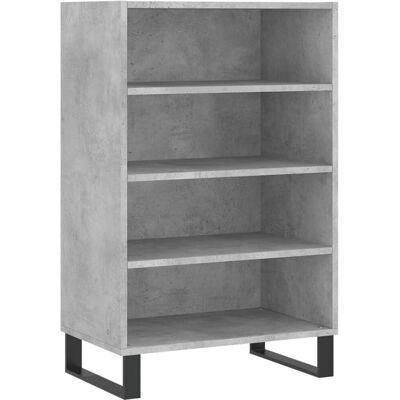 vidaXL Hoogbouw Grijs Beton 57x35x90 cm - Dressoir vidaXL Hoogbouw Grijs Beton 57x35x90 cm - Dressoir