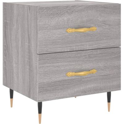 vidaXL 827272 Nachttisch - Moderner Grau Sonoma Nachttisch vidaXL 827272 Nachttisch - Moderner Grau Sonoma Nachttisch
