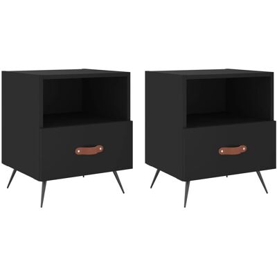 vidaXL 827375 Yöpöytä - Moderni, Kestävä, Tilava Säilytys - 2 kpl vidaXL 827375 Yöpöytä - Moderni, Kestävä, Tilava Säilytys - 2 kpl