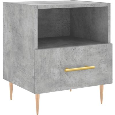 vidaXL 827412 Nachttisch Beton Grau - Nachttisch vidaXL 827412 Nachttisch Beton Grau - Nachttisch