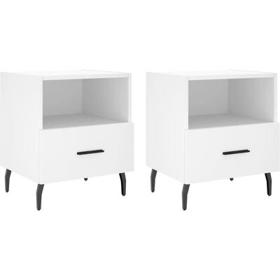 vidaXL 827469 Nachttisch - Modern, Robust, Geräumig - Nachttisch vidaXL 827469 Nachttisch - Modern, Robust, Geräumig - Nachttisch