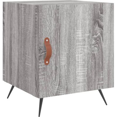 vidaXL Nachttisch - Grau Sonoma - Modern Nachttisch-Set vidaXL Nachttisch - Grau Sonoma - Modern Nachttisch-Set