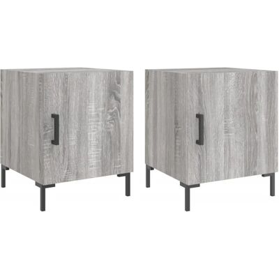 vidaXL 827577 Nachttisch - Modern Eichen Nachttisch-Set vidaXL 827577 Nachttisch - Modern Eichen Nachttisch-Set