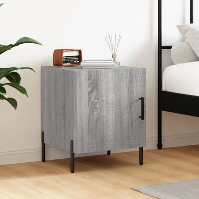 vidaXL Table de nuit Gris Sonoma - Commode - Chevet - Table de nuit - Publicité vidaXL Table de nuit Gris Sonoma - Commode - Chevet - Table de nuit - Publicité