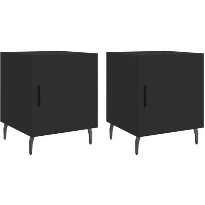 vidaXL Nachttisch 827599 Schwarz - Nachttisch vidaXL Nachttisch 827599 Schwarz - Nachttisch