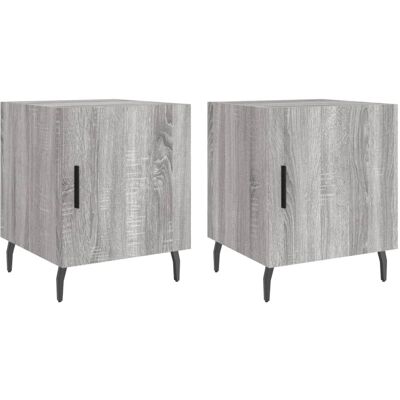 vidaXL 827609 Table de nuit - Table de nuit moderne gris Sonoma - Table de nuit - Publicité vidaXL 827609 Table de nuit - Table de nuit moderne gris Sonoma - Table de nuit - Publicité