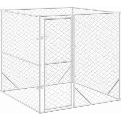 vidaXL Zew. kojec dla psa Srebro 2x2x2 m Galwanizowana Stal - Klatka dla psa vidaXL Zew. kojec dla psa Srebro 2x2x2 m Galwanizowana Stal - Klatka dla psa