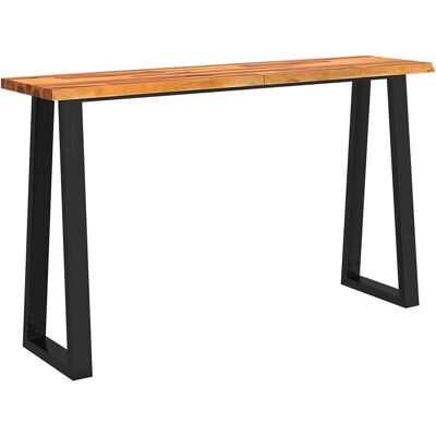 vidaXL Massives Akazien Konsole mit Lebendkanten - 140x40x80 cm vidaXL Massives Akazien Konsole mit Lebendkanten - 140x40x80 cm