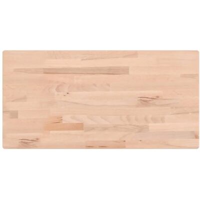 vidaXL 3188879 Tafel - Massief beukenhouten rechthoekige eettafelsblad vidaXL 3188879 Tafel - Massief beukenhouten rechthoekige eettafelsblad