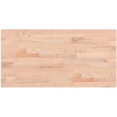 vidaXL Buchenholz Rechteckige Tischplatte - 80x40cm - Tischplatte vidaXL Buchenholz Rechteckige Tischplatte - 80x40cm - Tischplatte