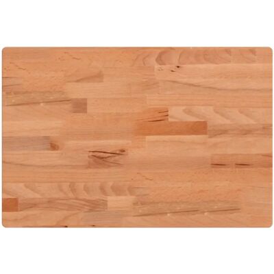vidaXL Tafelblad 80x40x4 cm Rechthoek Massief Beukenhout - Vervangingsblad vidaXL Tafelblad 80x40x4 cm Rechthoek Massief Beukenhout - Vervangingsblad