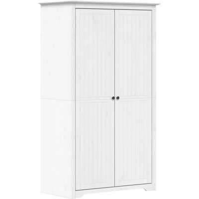 vidaXL BODO Weiß Kleiderschrank - Französischer Landhausstil, 101x52x176.5cm vidaXL BODO Weiß Kleiderschrank - Französischer Landhausstil, 101x52x176.5cm