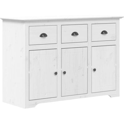 vidaXL BODO Weiß Sideboard - Französischer Stil, Massiv Kiefer, 115x43x79.5 cm vidaXL BODO Weiß Sideboard - Französischer Stil, Massiv Kiefer, 115x43x79.5 cm