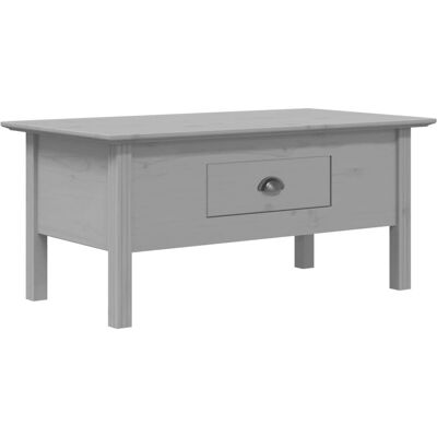 vidaXL BODO Grauer Couchtisch - Französischer Stil, Massives Kiefernholz, 100x55x45cm vidaXL BODO Grauer Couchtisch - Französischer Stil, Massives Kiefernholz, 100x55x45cm