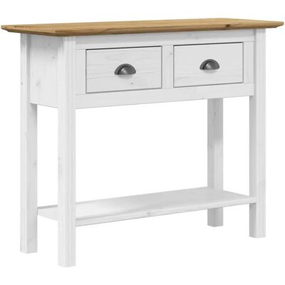 vidaXL BODO Braune Konsole - 90x34.5x73 cm - Konsole vidaXL BODO Braune Konsole - 90x34.5x73 cm - Konsole