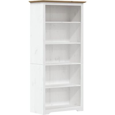 vidaXL BODO Brown 5-Tier Bookcase - Living Room Furniture vidaXL BODO Brown 5-Tier Bookcase - Living Room Furniture