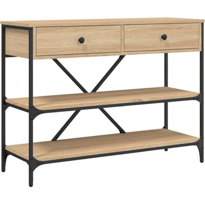 vidaXL 833404 Salontafel en Bijzettafel Sonoma Eik vidaXL 833404 Salontafel en Bijzettafel Sonoma Eik