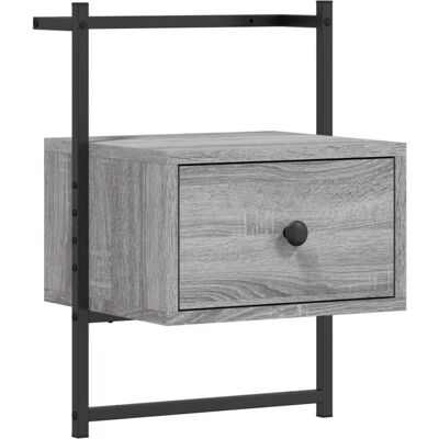 vidaXL 833449 Nachttisch - Grau Sonoma vidaXL 833449 Nachttisch - Grau Sonoma
