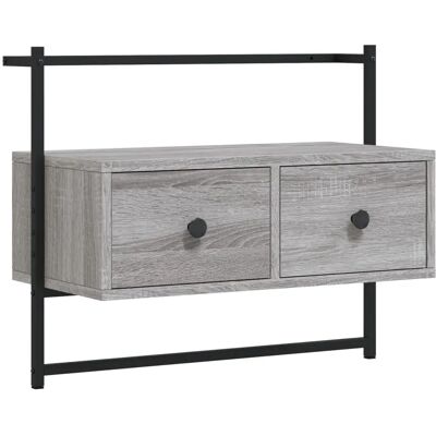 vidaXL 833456 Wandmontierter TV-Schrank in Grau Sonoma - TV Schrank vidaXL 833456 Wandmontierter TV-Schrank in Grau Sonoma - TV Schrank