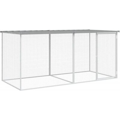 vidaXL Kyllingehus - Galvaniseret Stål 203x98x90 cm vidaXL Kyllingehus - Galvaniseret Stål 203x98x90 cm
