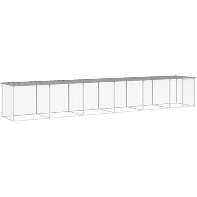 vidaXL Kurnik dla kurcząt - 603x98x90 cm Stal ocynkowana vidaXL Kurnik dla kurcząt - 603x98x90 cm Stal ocynkowana