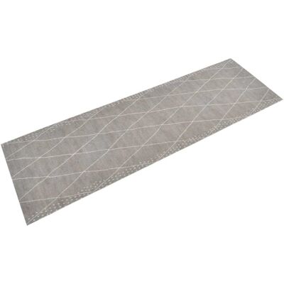 vidaXL 60x180 cm Lys Grå Køkkenmåtte - Vaskbar, Holdbar vidaXL 60x180 cm Lys Grå Køkkenmåtte - Vaskbar, Holdbar