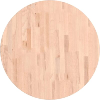 vidaXL Rund bøgetræplade 70x1,5 cm - Bordplade vidaXL Rund bøgetræplade 70x1,5 cm - Bordplade