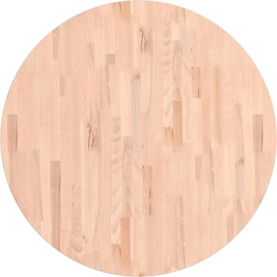 vidaXL rund massiv bøgetræsbordplade - diameter 90cm, 1.5cm tyk vidaXL rund massiv bøgetræsbordplade - diameter 90cm, 1.5cm tyk
