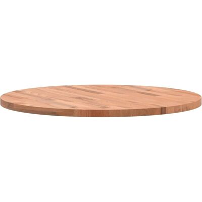 vidaXL Tischplatte 70cm Runde Massiv Buche - Tischplatte vidaXL Tischplatte 70cm Runde Massiv Buche - Tischplatte