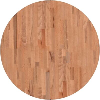 vidaXL Runde Træbordplade - 80cm Diameter - Massivt Bøgetræ - Spise- & Sofabord vidaXL Runde Træbordplade - 80cm Diameter - Massivt Bøgetræ - Spise- & Sofabord