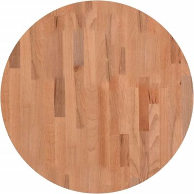 Plateau de table en bois de hêtre massif Ø60x4 cm vidaXL - Publicité Plateau de table en bois de hêtre massif Ø60x4 cm vidaXL - Publicité