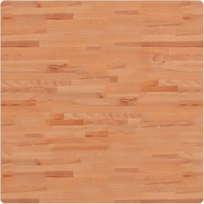 Superficie de mesa cuadrada de madera maciza de haya 90x90x2,5 cm - VidaXL Superficie de mesa cuadrada de madera maciza de haya 90x90x2,5 cm - VidaXL