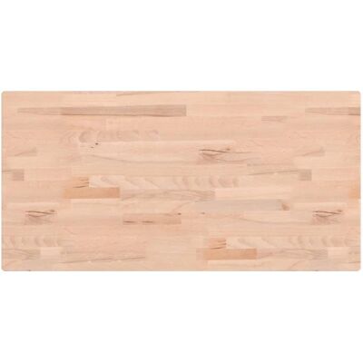 vidaXL Badezimmer-Arbeitsplatte 80x40x1,5 cm Massivholz Buche - Badezimmer Waschbeckenplatte vidaXL Badezimmer-Arbeitsplatte 80x40x1,5 cm Massivholz Buche - Badezimmer Waschbeckenplatte