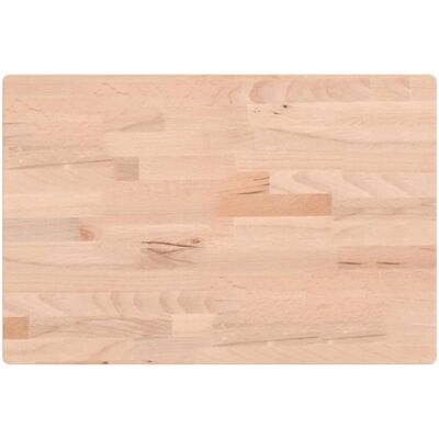 vidaXL Massiv bøgetræ badeværelsesbord - 60x40x2,5 cm vidaXL Massiv bøgetræ badeværelsesbord - 60x40x2,5 cm