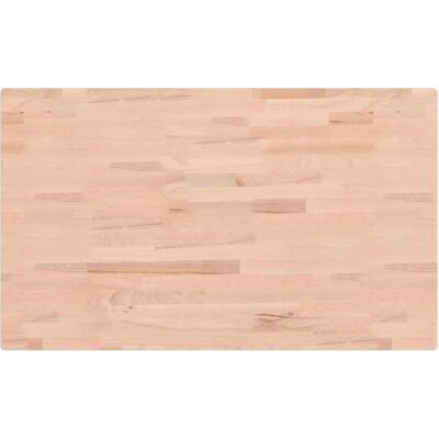 vidaXL Badezimmerarbeitsplatte - Massiv Buchenholz Waschbeckenplatte 100x60x4 cm vidaXL Badezimmerarbeitsplatte - Massiv Buchenholz Waschbeckenplatte 100x60x4 cm