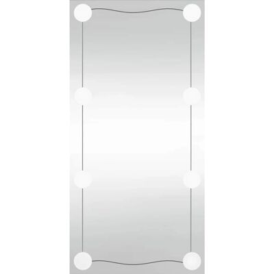 vidaXL lustro ścienne z LED 30x60 cm - Lustro ścienne vidaXL lustro ścienne z LED 30x60 cm - Lustro ścienne