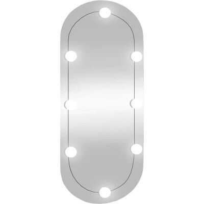 Lustro ścienne z LED 35x80 cm Owalne - Lustro na ścianę Lustro ścienne z LED 35x80 cm Owalne - Lustro na ścianę