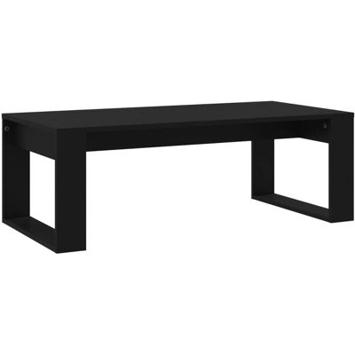 vidaXL Schwarzer Couchtisch - 102x50x35 cm - Beistelltisch, Sofatisch vidaXL Schwarzer Couchtisch - 102x50x35 cm - Beistelltisch, Sofatisch