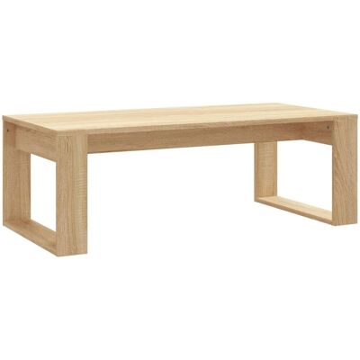 vidaXL Table basse Blanc Chêne Sonoma Style Moderne - Table de Salon - Publicité vidaXL Table basse Blanc Chêne Sonoma Style Moderne - Table de Salon - Publicité