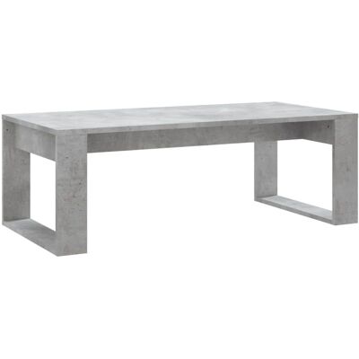 vidaXL Table basse en bois d'ingénierie gris béton - Table de salon - Publicité vidaXL Table basse en bois d'ingénierie gris béton - Table de salon - Publicité