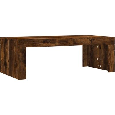 vidaXL Gerookte Eik Salontafel - Salontafel vidaXL Gerookte Eik Salontafel - Salontafel