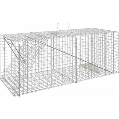 vidaXL Tierfalle - Verzinkter Eisen Humane Ratten- & Katzfalle vidaXL Tierfalle - Verzinkter Eisen Humane Ratten- & Katzfalle