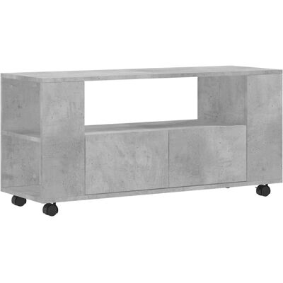 vidaXL Betongrijs TV Kast - TV Meubel met Opbergruimte vidaXL Betongrijs TV Kast - TV Meubel met Opbergruimte