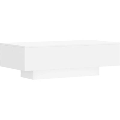 vidaXL 833889 Witte Engineered Wood Salontafel - Bijzettafel vidaXL 833889 Witte Engineered Wood Salontafel - Bijzettafel