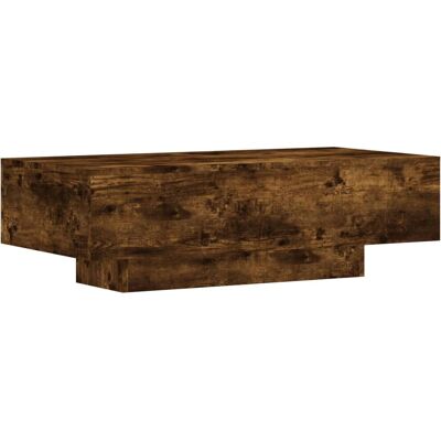 vidaXL Salontafel Gerookte Eik - Bijzettafel vidaXL Salontafel Gerookte Eik - Bijzettafel