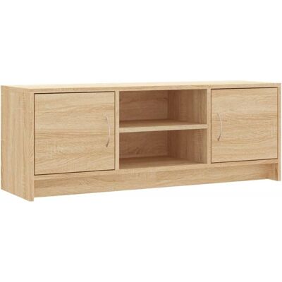 vidaXL Sonoma Eiche Hochglanz TV-Schrank - Mediaschrank vidaXL Sonoma Eiche Hochglanz TV-Schrank - Mediaschrank